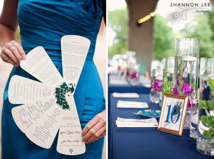 peacock themed wedding