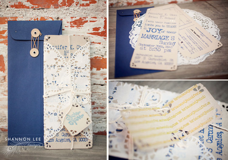 lace diy wedding invitations