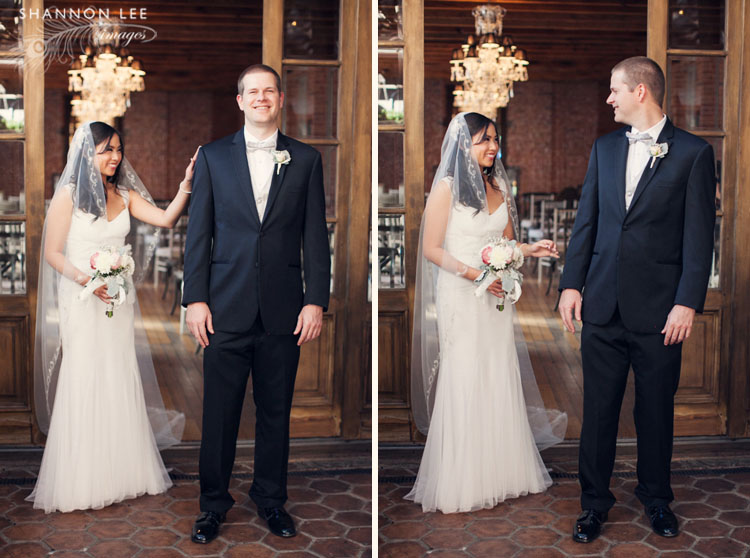 unique wedding first look