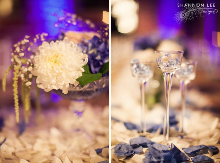 diy something blue wedding details