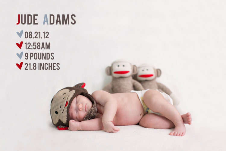 newborn monkey hat