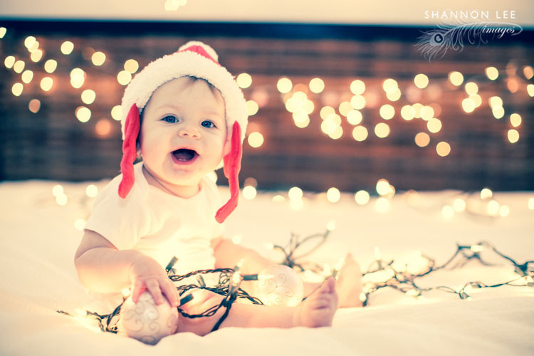 burbank holiday baby photography