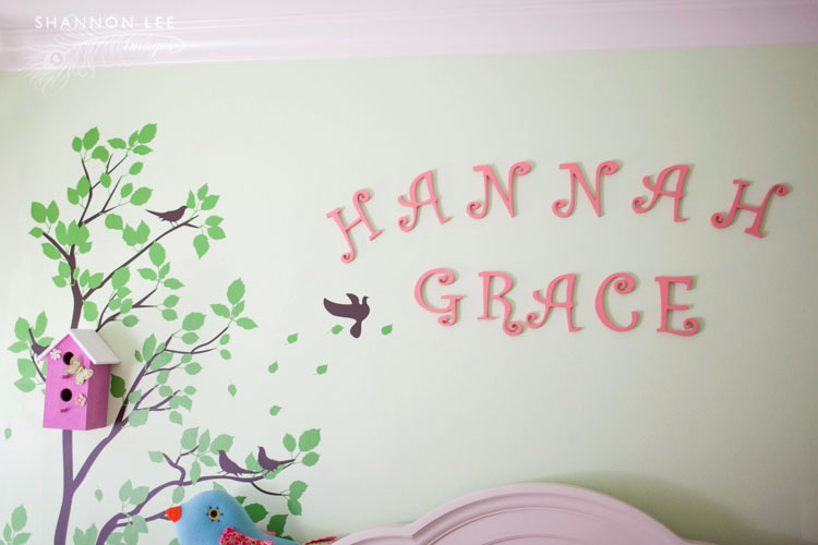 little girls bird room