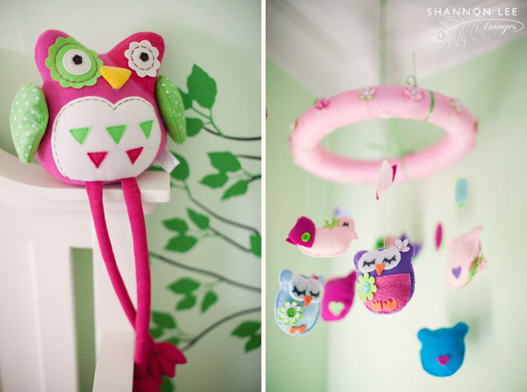 little girls owl room