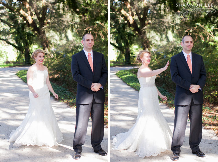 wedding first look