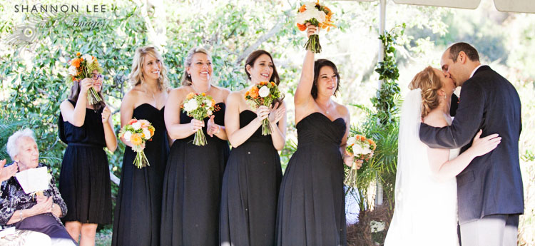 first kiss wedding