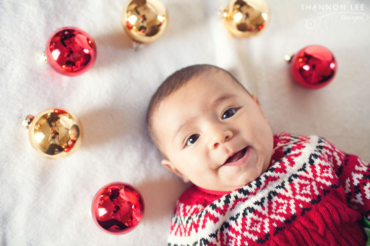 christmas baby photography