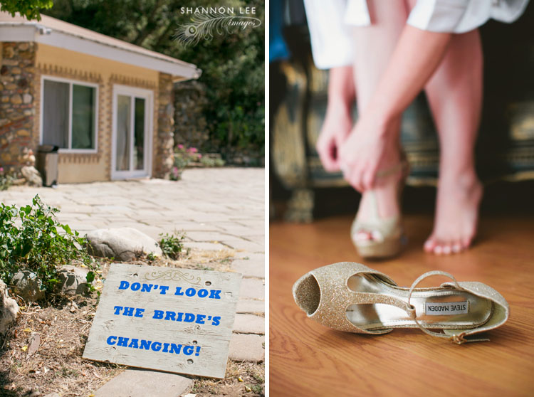 dont look wedding sign
