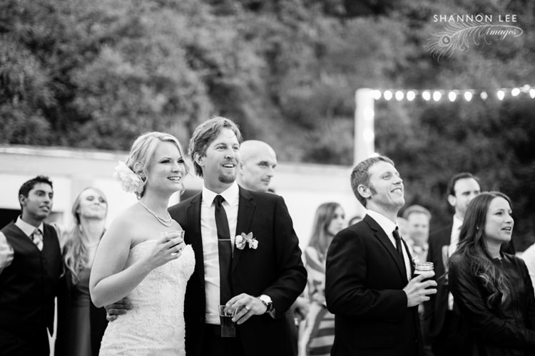 canyon wedding reception california