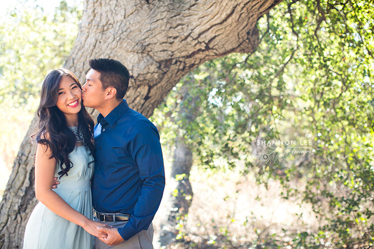 eaton canyon engagement photography