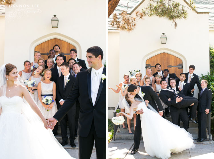 wedding party photography poses