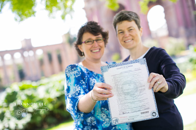 oakland lesbian wedding photographer