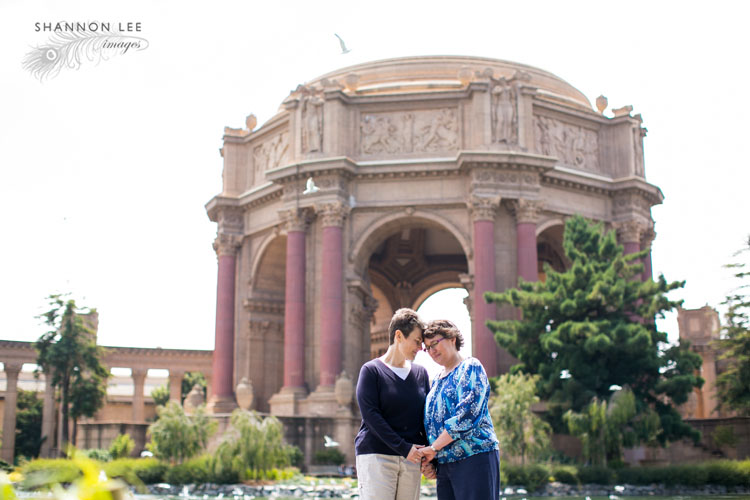 palace of fine arts lesbian wedding photographer