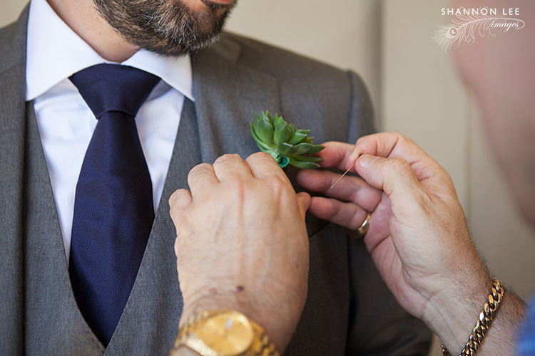 succulent boutonniere