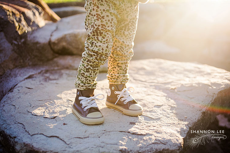 baby high top brown converse