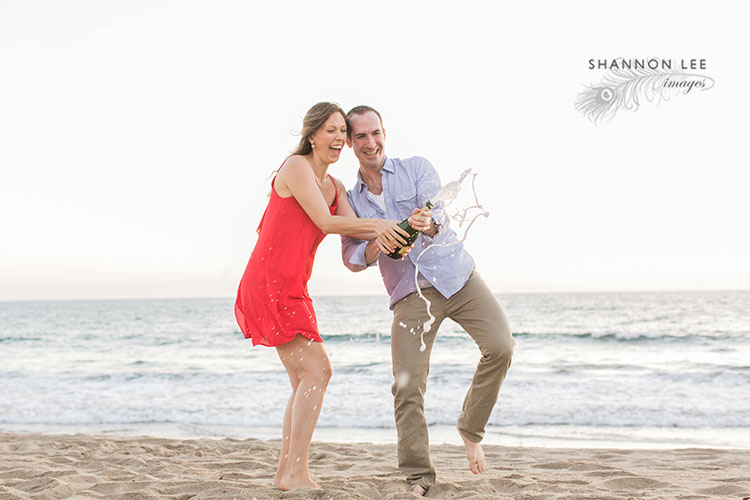champagne celebration photography santa monica