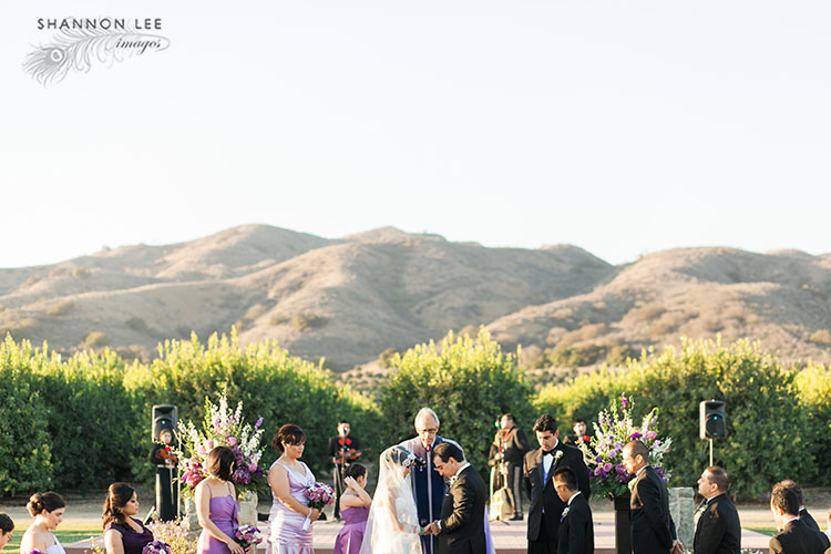 wedding ceremony limoneira
