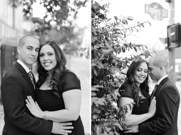 downtown la engagement