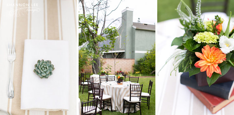 la backyard wedding