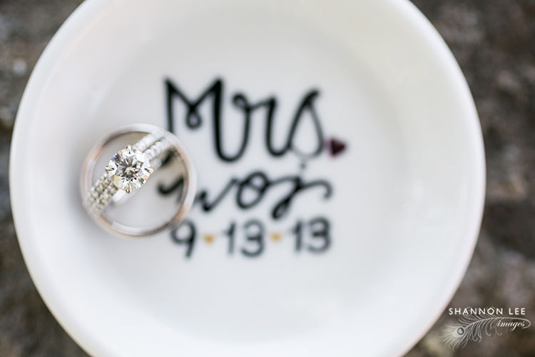 wedding ring dish