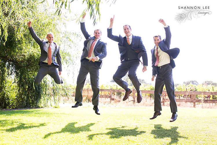 groomsmen jump