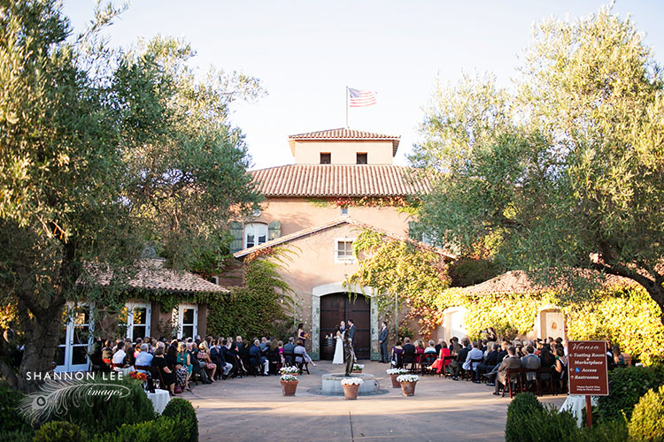 viansa winery wedding ceremony