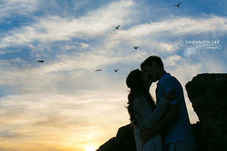 malibu sunset engagement