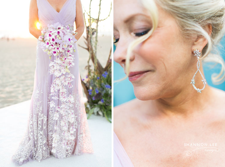 badly mischka wedding gown purple