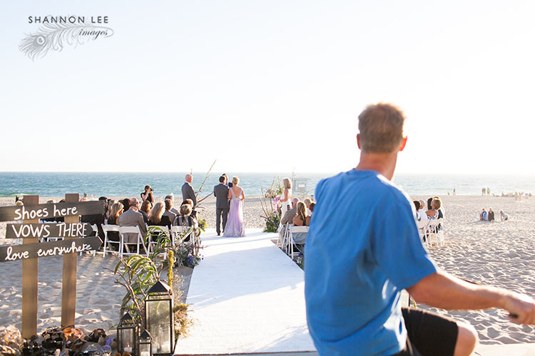 manhattan beach wedding ceremony