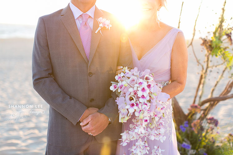lavender orchid wedding bouquet