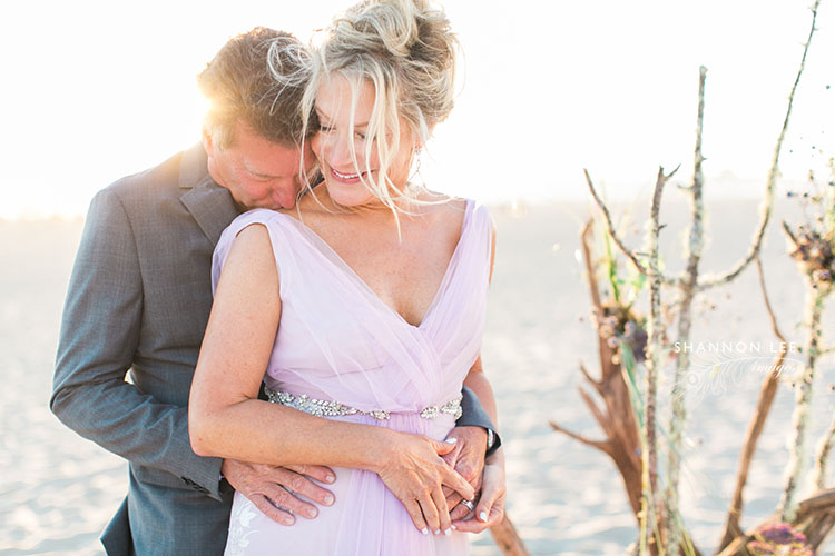 lavendar wedding dress
