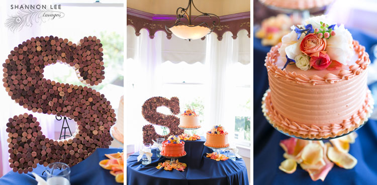 monterey-perry-house-wedding-147 coral wedding cake