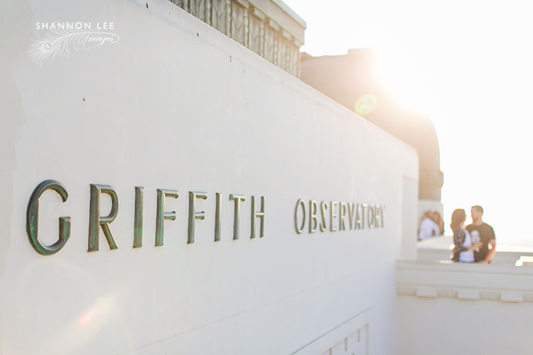griffith observatory engagement photography