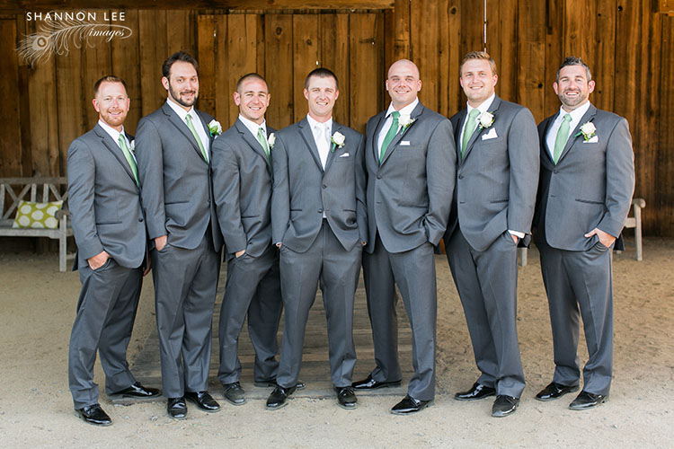 sage green wedding party