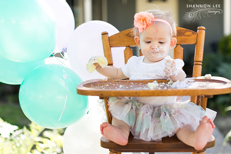 baby cake smash photography