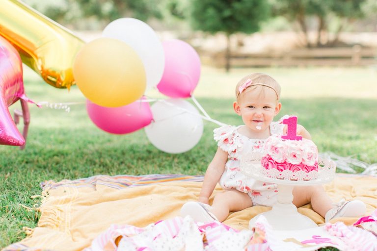 abby is one! | los angeles family photography